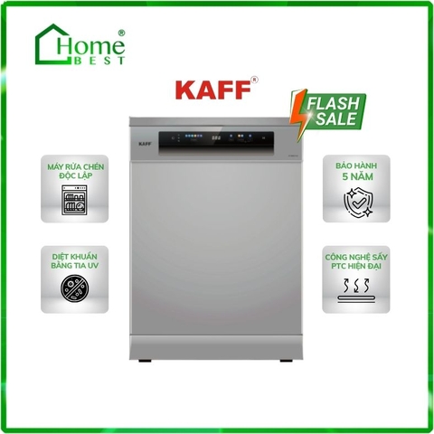 Máy rửa chén bát Kaff KF-BHMI775YS ( Công nghệ sấy PTC ) New 2025