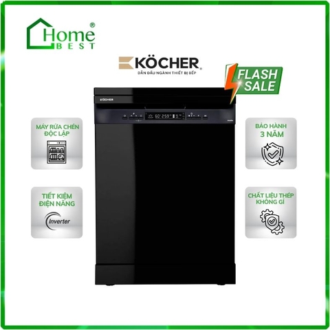 Máy rửa chén bát Kocher KDEU 8835BL