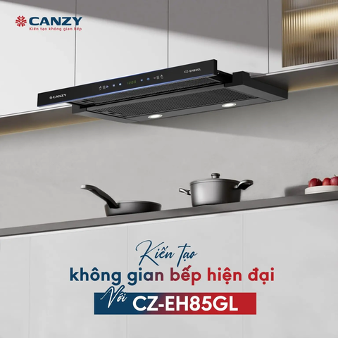 Máy hút khói âm tủ Canzy CZ EH85GL (điều khiển cảm ứng vẫy tay)