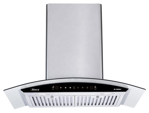 Máy hút khói, hút mùi kính cong Binova BI-1900SH (70cm)