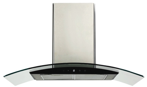 Máy hút khói, hút mùi kính cong Binova BI-77-GT-07