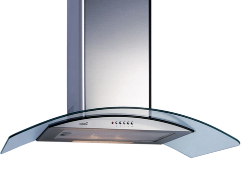 Máy hút khói, hút mùi  kính cong Cata CN GLASS