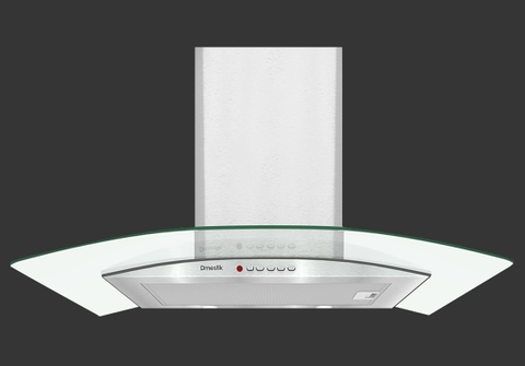 Máy hút khói, hút mùi kính cong Dmestik ES 8070 DMK