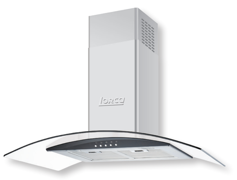 Máy hút khói, hút mùi kính cong Lorca TA - 2001B - 70cm