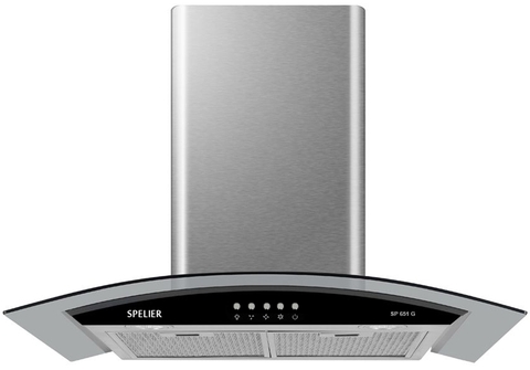 Máy hút khói, hút mùi kính cong Spelier SP - 651G