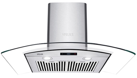 Máy hút khói, hút mùi kính cong Spelier SP - 655 GS