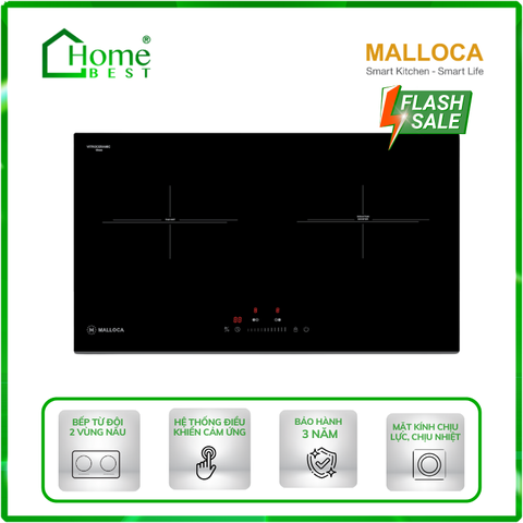 Bếp từ đôi Malloca MH-732 IN