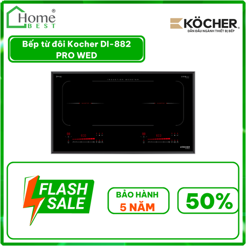 Bếp từ đôi Kocher DI-882 PRO WED | Home Best