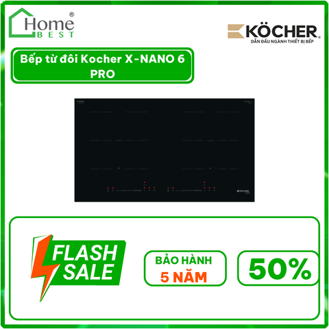 Bếp từ đôi Kocher X-NANO 6 PRO
