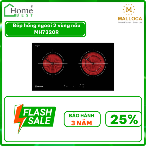 Bếp hồng ngoại 2 vùng nấu MH7320R