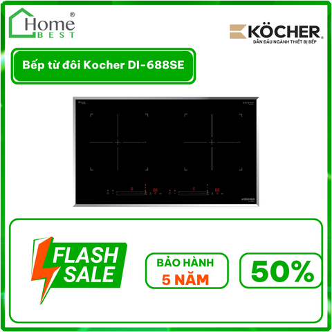 Bếp từ đôi Kocher DI-688SE