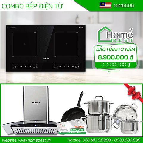 Combo Bếp từ đôi Mutlich MIM6006