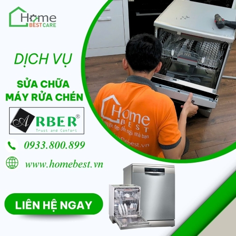 Sửa chữa máy rửa chén bát Arber