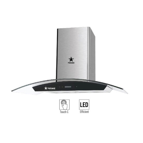 Máy hút khói, hút mùi kính cong Pramie AP15-900