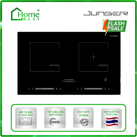 Bếp điện từ kết hợp hồng ngoại Junger NKD-20