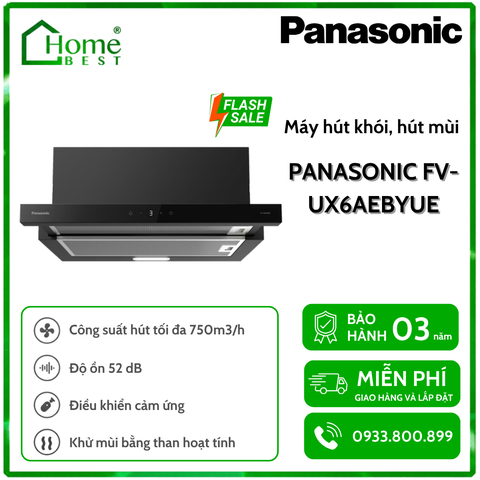 Máy hút khói, hút mùi âm tủ Panasonic FV-UX6AEBYUE