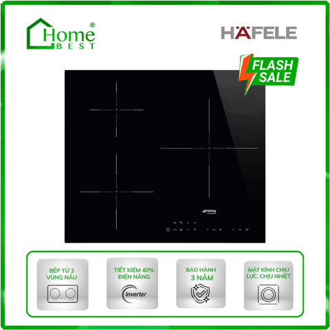 Bếp từ 3 vùng nấu Hafele Smeg SI5632D