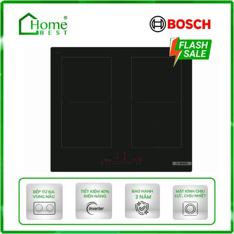 Bếp từ đa vùng nấu Bosch PVQ61RHB1E Serie 6