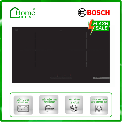 Bếp từ 2 vùng nấu Bosch PPI8256EVN Serie 6