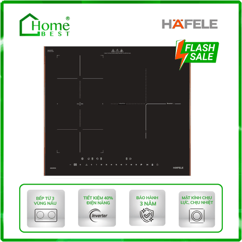 Bếp từ 3 vùng nấu Hafele HC-I60371B