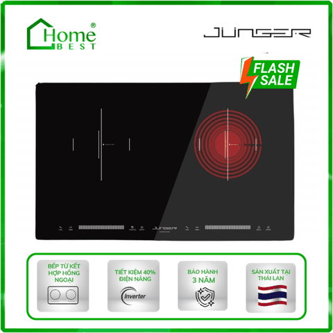 Bếp điện từ kết hợp hồng ngoại Junger JG CEJ-203-IF