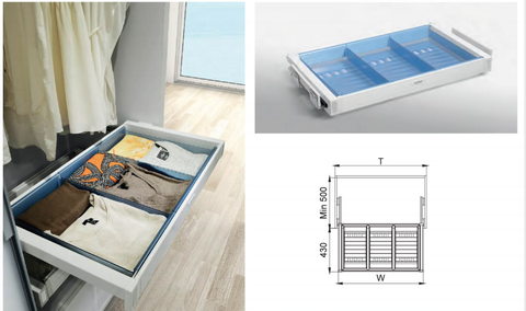 Rổ đựng quần áo giảm chấn HIGOLD 703185