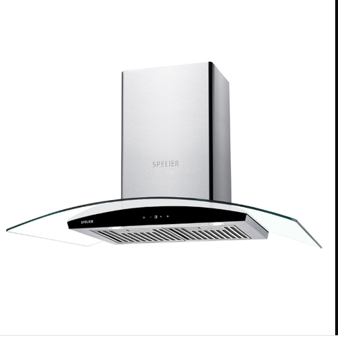 Máy hút khói, hút mùi kính cong Spelier SP - 652GT