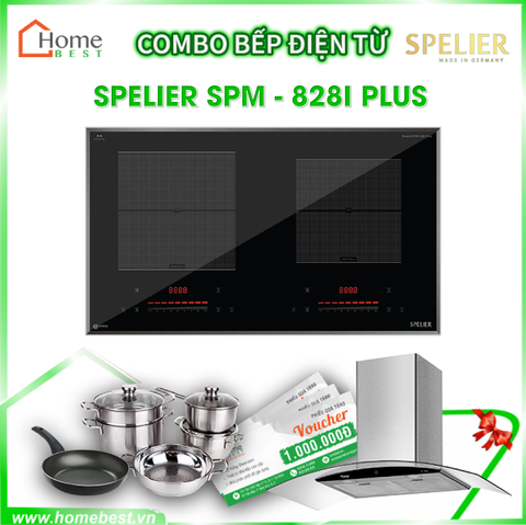 (Combo) Bếp từ đôi Spelier SPM - 828I Plus