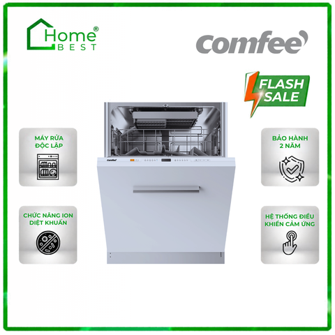 Máy rửa chén âm tủ toàn phần COMFEE CDW-15B60AS