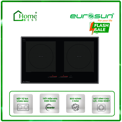 Bếp từ đôi Eurosun EU-T875G