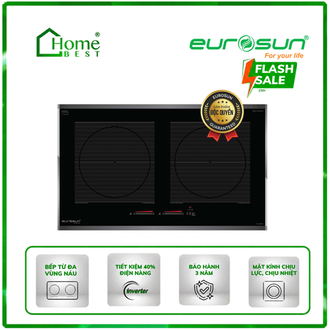 Bếp từ đôi Eurosun EU-T895GE