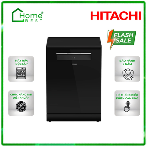 Máy rửa chén độc lập Hitachi HDF-F158CVGB