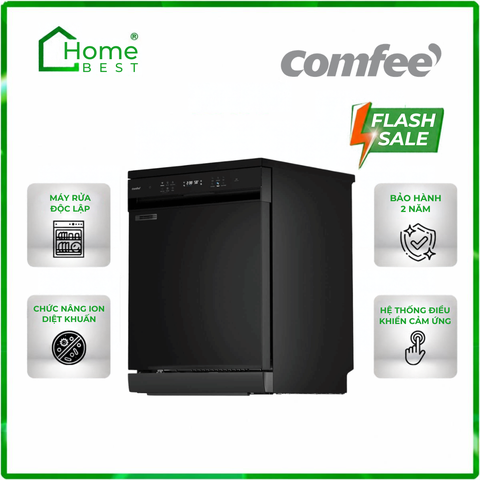 Máy rửa chén độc lập/âm tủ COMFEE CDWEF1401HB-W-VN