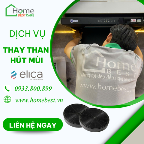 Thay than hút mùi Elica