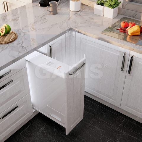 Thùng gạo nhựa ABS cao cấp, cánh kéo Garis GR01.20