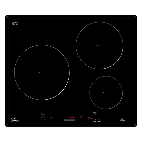 Bếp từ ba vùng nấu Tomate TOM 03IS-8G