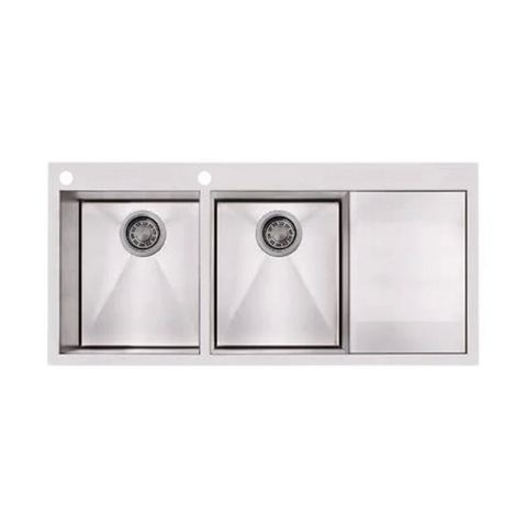Bồn rửa bằng thép VN-D200/R10/1160x500