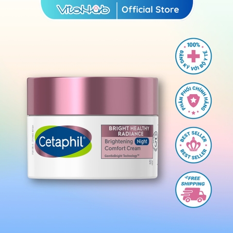 Kem dưỡng ẩm làm sáng da ban đêm Cetaphil Bright Healthy Radiance Night Cream 50g