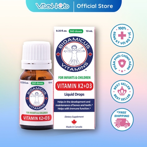 BioAmicus Vitamin D3K2MK7 10ml