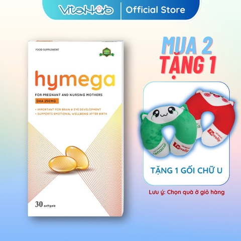 Viên uống bổ sung DHA hàm lượng cao tinh khiết, EPA, vitamin E Aplicaps Hymega hộp 30 viên