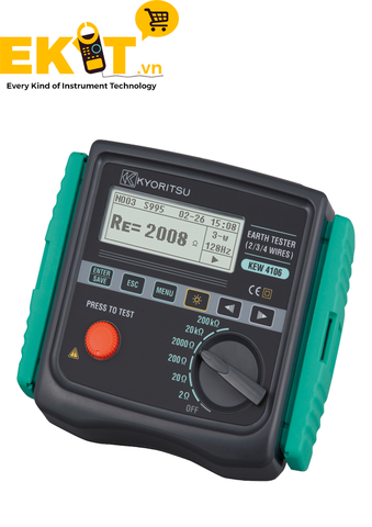 Máy đo điện trở và điện trở suất của đất KYORITSU 4106