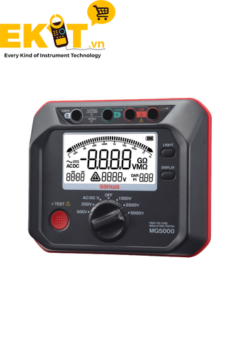 Đo điện trở cách điện (5kV- 1TΩ) SANWA MG5000