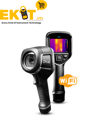 Máy ảnh hồng ngoại với MSX® & Wi-Fi FLIR E4 (–20°C - 250°C)