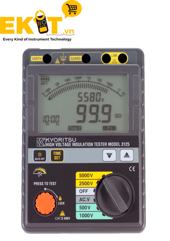 Máy kiểm tra cách điện cao áp KYORITSU 3125A