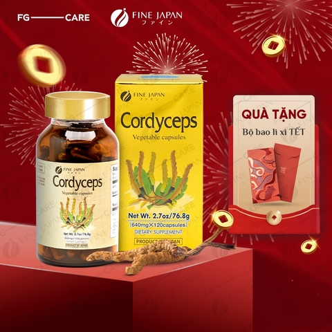 Viên uống Đông trùng hạ thảo Fine Japan Cordyceps 120 viên