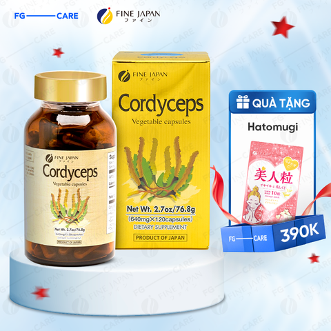 Viên uống Đông trùng hạ thảo Fine Japan Cordyceps 120 viên
