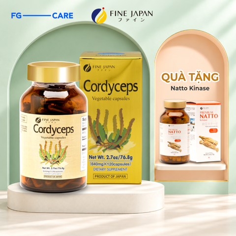 Viên uống Đông trùng hạ thảo Fine Japan Cordyceps 120 viên