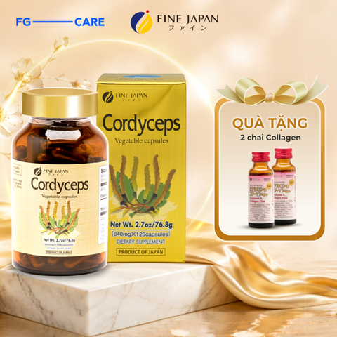 Viên uống Đông trùng hạ thảo Fine Japan Cordyceps 120 viên