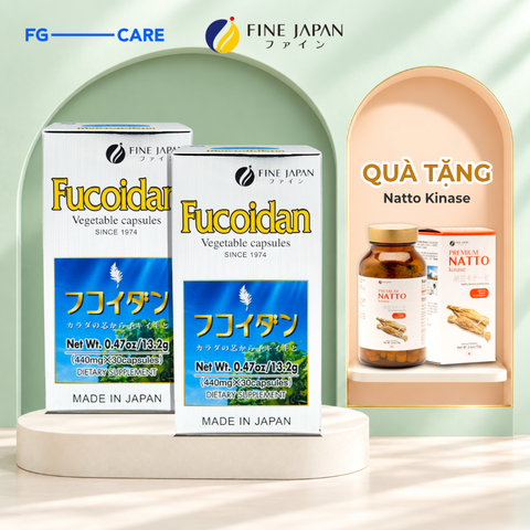 (Combo 2) Hộp Viên Uống Hỗ Trợ Phòng Ngừa Và Điều Trị Ung Thư Fine Japan Fucoidan 30 Viên