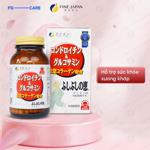 Viên uống hỗ trợ xương khớp Fine Japan Glucosamine & Chondroitine 545 viên